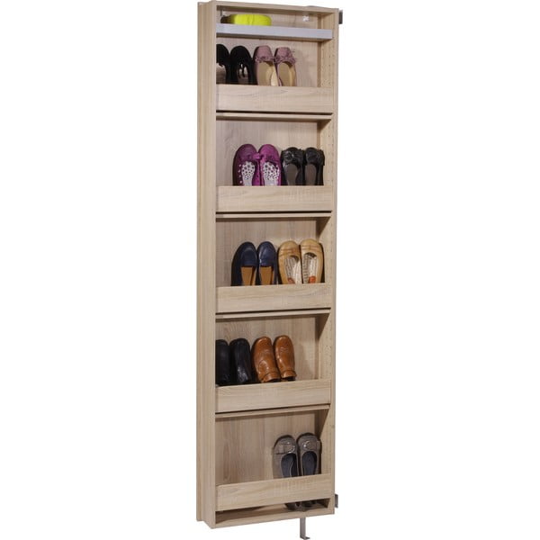 Szafka pod przedpokoju w dekorze dębu w naturalnym kolorze 50x195x18 cm Rotary – Germania-image-2