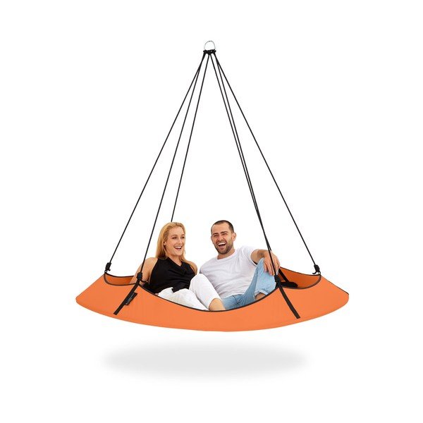Pomarańczowa huśtawka ogrodowa –  Hangout Pod-image-2
