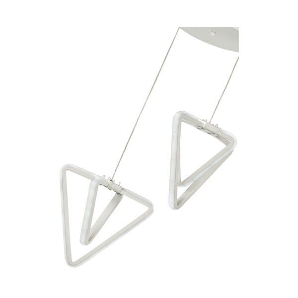 Biała metalowa lampa wisząca LED ø 20 cm Baris – Squid Lighting-image-3