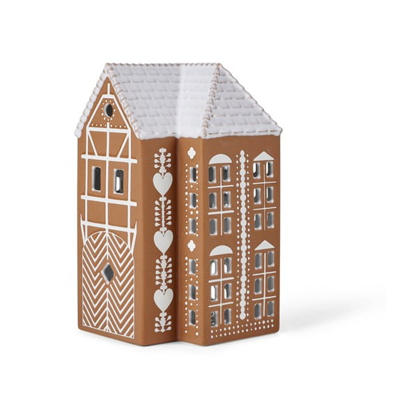 Ceramiczny świecznik na świeczkę typu tealight Gingerbread Lighthouse – Kähler Design