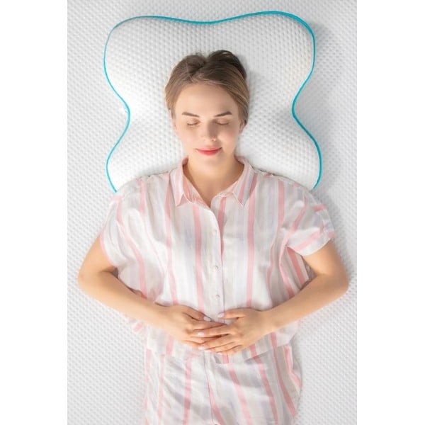 Poduszka ortopedyczna wypełniona pianką pamięciową 46x55 cm – Mila Home-image-3