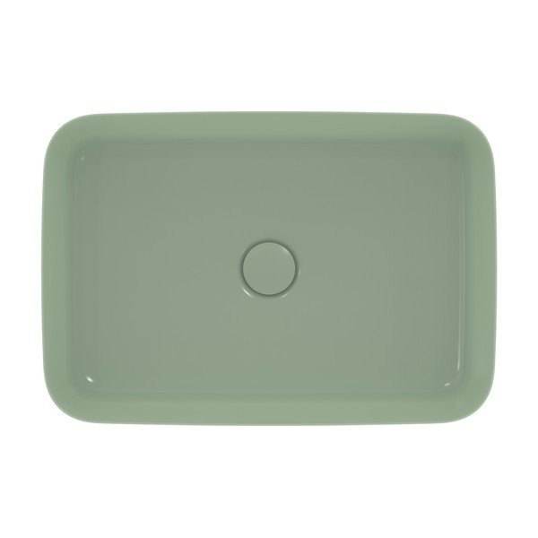Zielona ceramiczna umywalka 55x38 cm Ipalyss – Ideal Standard-image-2