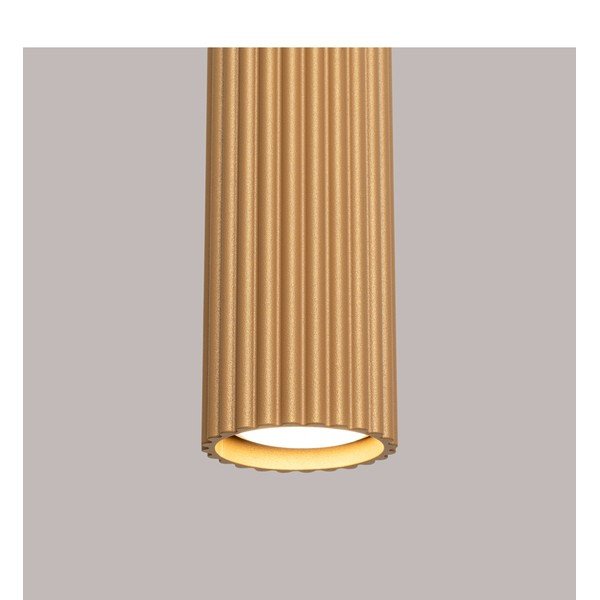 Lampa wisząca w kolorze złota Gleam – Sollux-image-3