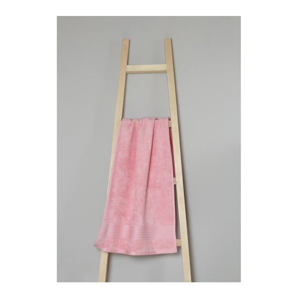 Jasnoróżowy ręcznik bawełniany My Home Plus Spa, 50x90 cm