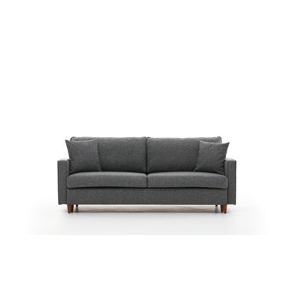 Ciemnoszara rozkładana sofa 210 cm Eva – Balcab Home