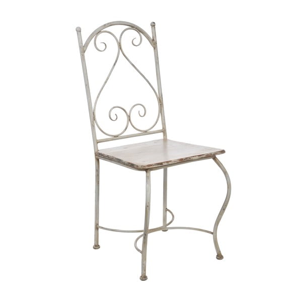 Metalowe krzesło Old Cream