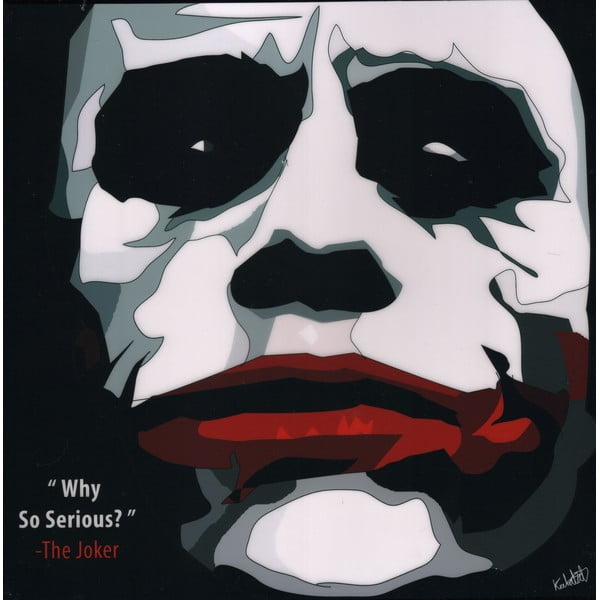 Obraz "The Joker - Why so serious"
