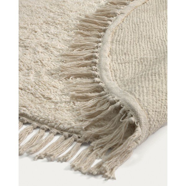 Kremowy bawełniany dywan dziecięcy ø100 cm Orwen – Kave Home-image-4