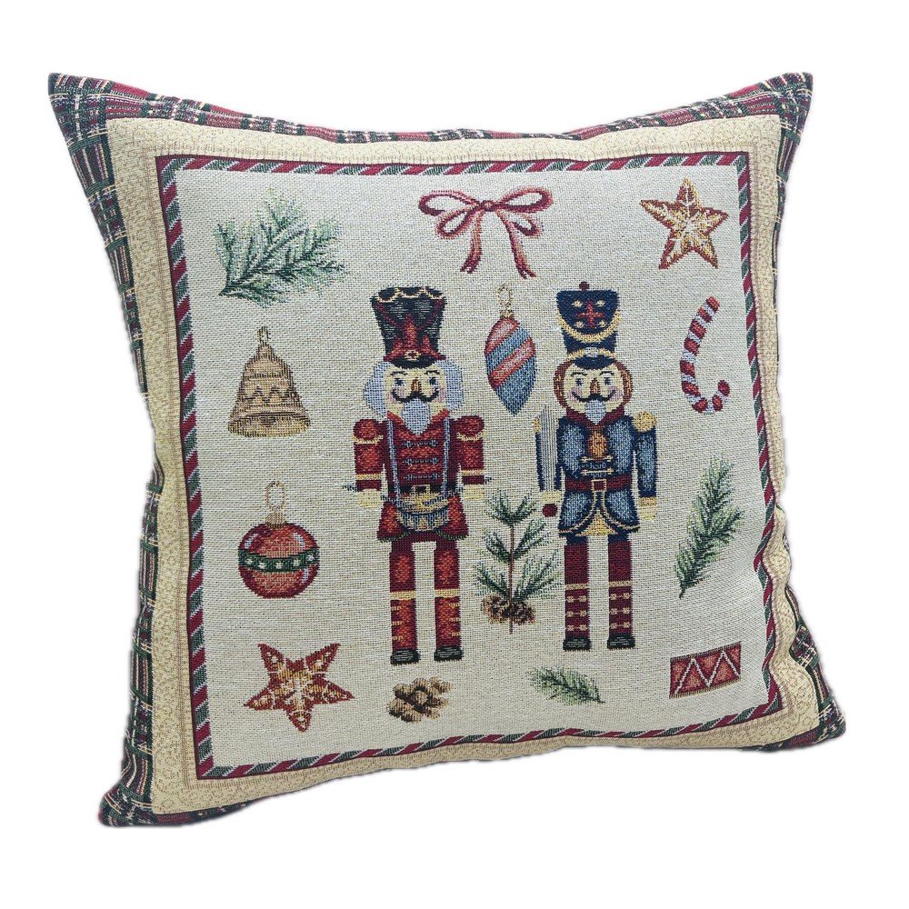 Poszewka na poduszkę ze świątecznym motywem 45x45 cm Toy Soldier – Bizzotto
