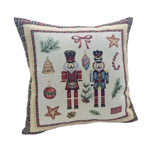 Poszewka na poduszkę ze świątecznym motywem 45x45 cm Toy Soldier – Bizzotto