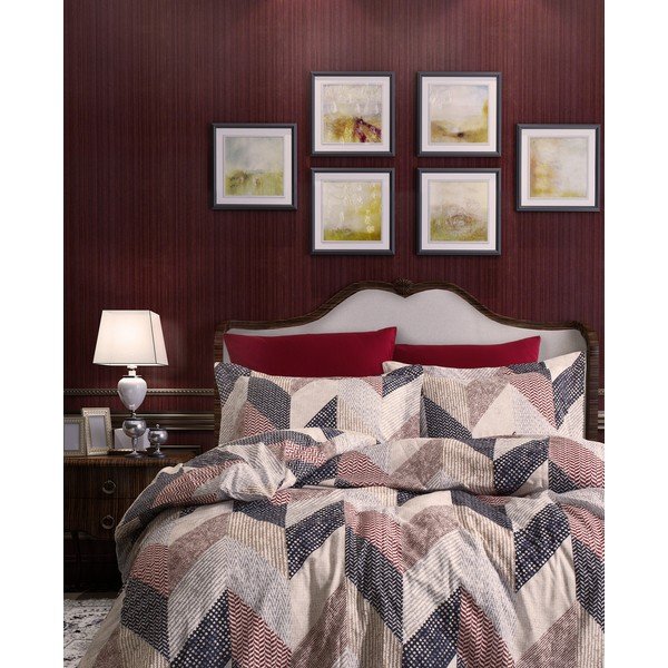 Bawełniana pościel dwuosobowa 200x200 cm Anatoli – Mijolnir-image-1