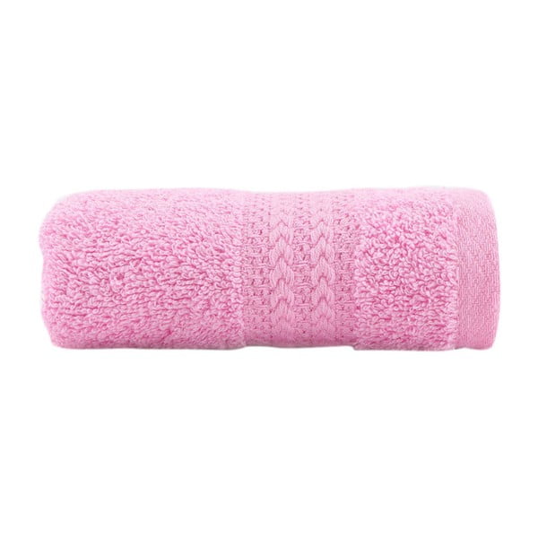 Różowy ręcznik z czystej bawełny Foutastic, 30x50 cm