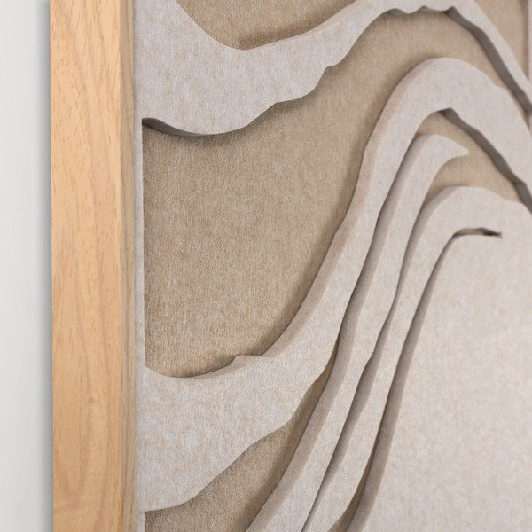 Obraz 3D z ramą w zestawie/akustyczny 62x62 cm Sacred Silence 2 – Malerifabrikken-image-4