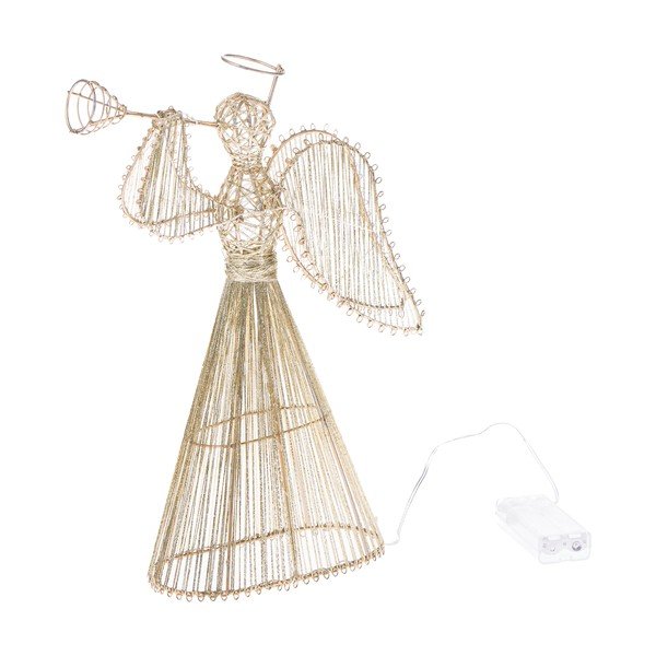 Dekoracja świetlna na baterie w kolorze złota Angel – Dakls