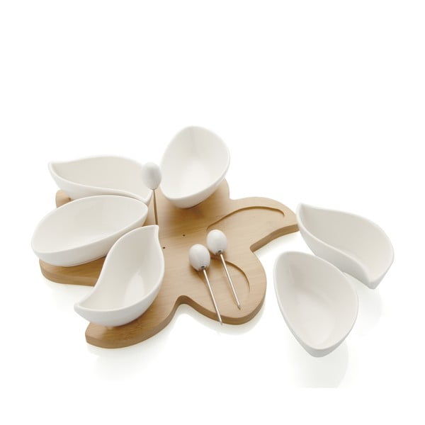 Miska do serwowania przekąsek Brandani Tranches, 23,5 x 26 cm-image-1