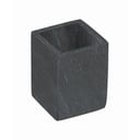 Ciemnoszary marmurowy kubek na szczoteczki do zębów Aixa – Kave Home