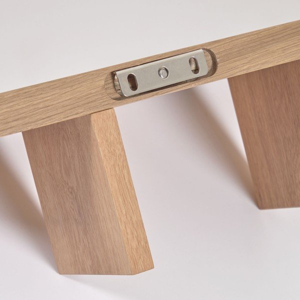 Półka w dekorze drewna dębowego Kave Home Rasha-image-1