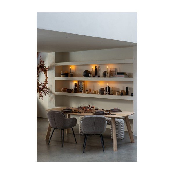 Stół z litego drewna dębowego 100x220 cm Tablo – WOOOD-image-4