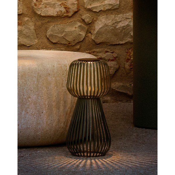 Lampa zewnętrzna stołowa LED ze ściemniaczem solarna (wysokość 42 cm) Reiba – Kave Home-image-1