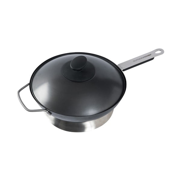 Patelnia z pokrywką do grillowania ze stali ø 33 cm – Outdoorchef