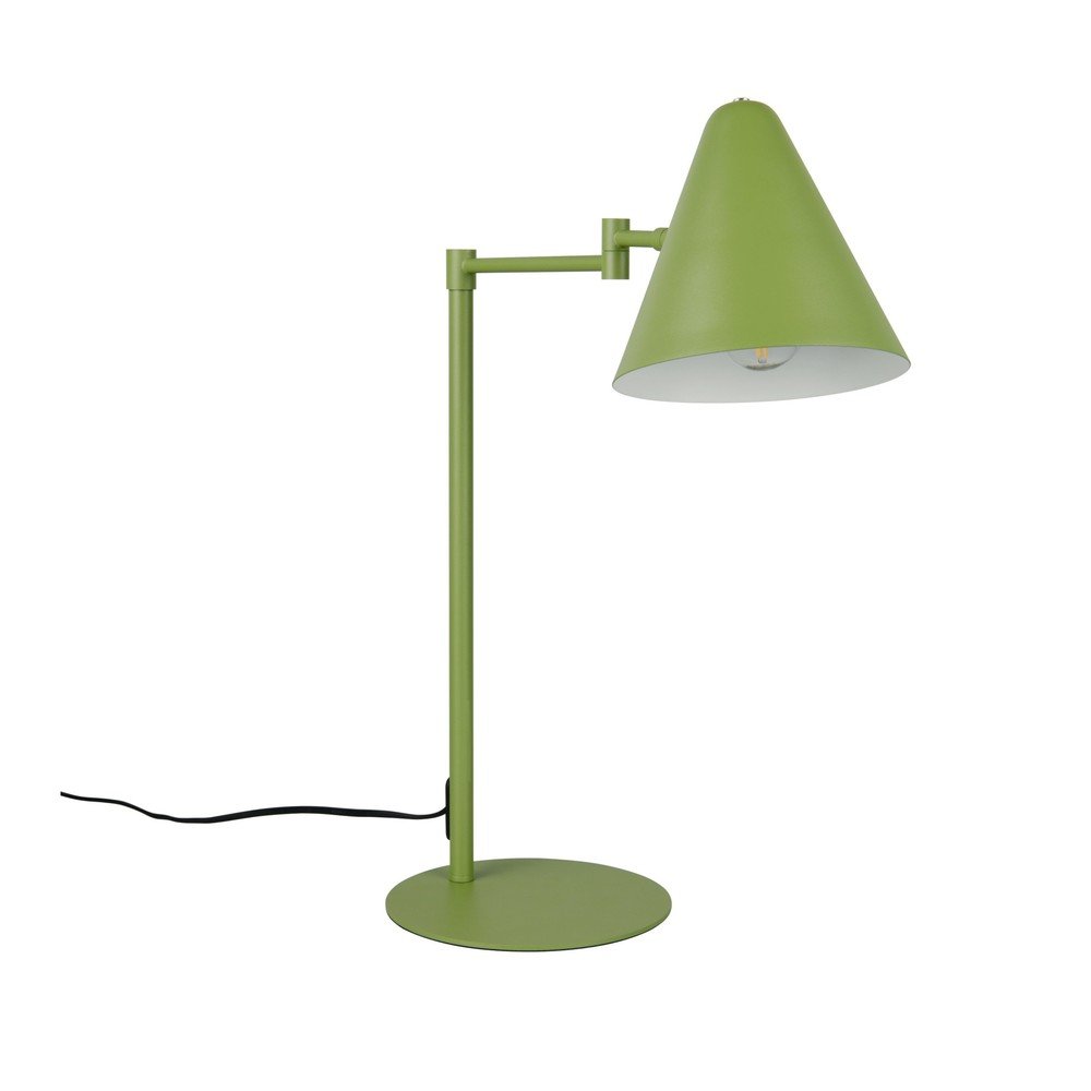 Zielona lampa stołowa z elastyczną konstrukcją (wysokość 50,5 cm) Cosima – Trio