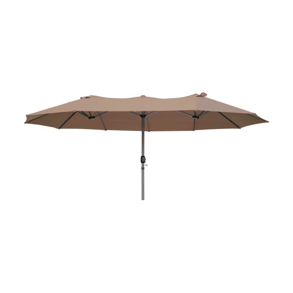 Szary parasol ogrodowy 265x460 cm – Garden Pleasure