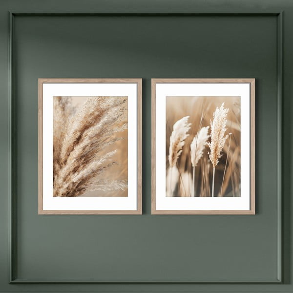 Obrazy zestaw 2 szt. 30x40 cm Selloana – Styler-image-4