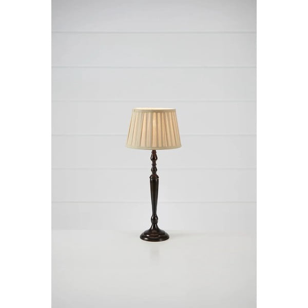 Ciemnobrązowa lampa stołowa z tekstylnym kloszem (wysokość 60 cm) Chocolat – Markslöjd-image-1