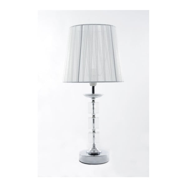 Lampa stołowa Crystal White, 40 cm
