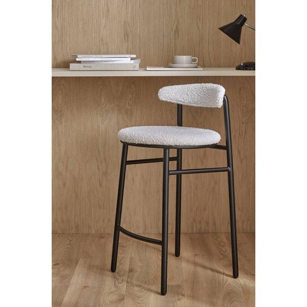 Kremowy tapicerowany hoker (wysokość siedziska 67 cm) Bloggny – Ellos Home-image-1