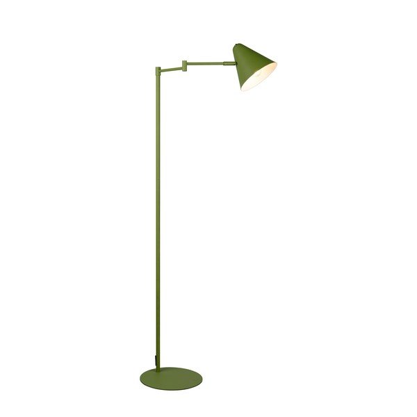 Zielona lampa stojąca z elastyczną konstrukcją (wysokość 126,5 cm) Cosima – Trio-image-4