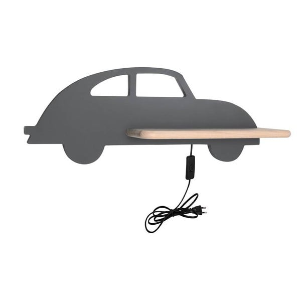 Szara lampa dziecięca Car – Candellux Lighting