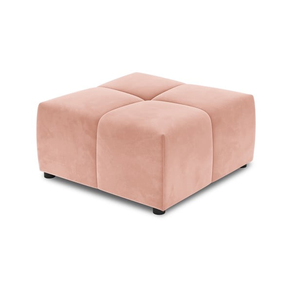 Różowy moduł aksamitnej sofy Rome Velvet – Cosmopolitan Design