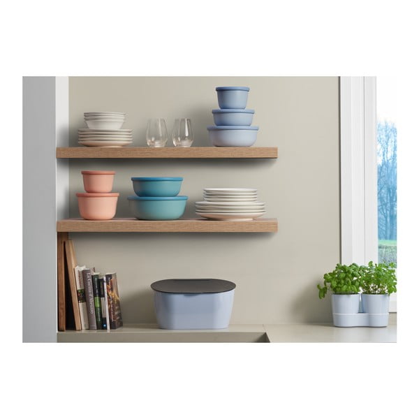 Plastikowa doniczka na zioła/samonawadniająca ø 13,5 cm Hydro Herbs – Mepal-image-1