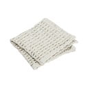Beżowe bawełniane ręczniki waflowe zestaw 2 szt. 30x30 cm Caro – Blomus