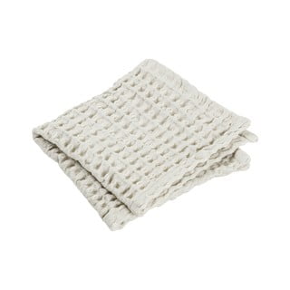 Zestaw 2 jasnobeżowych bawełnianych ręczników Blomus Moonbeam, 30x30 cm