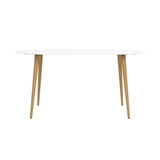 Stół z białym blatem 160x80 cm Oslo – Tvilum