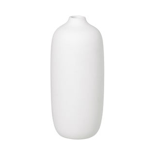 Biały ceramiczny wazon Blomus Ceola, wys. 18 cm