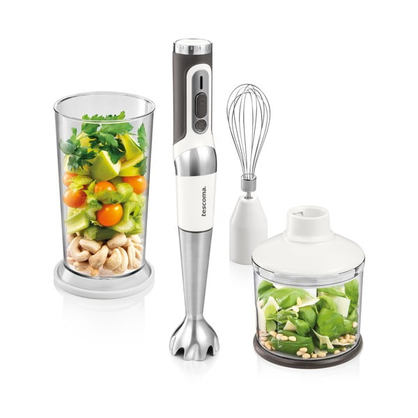 Blender w biało-srebrnym kolorze Grand chef – Tescoma-image-4
