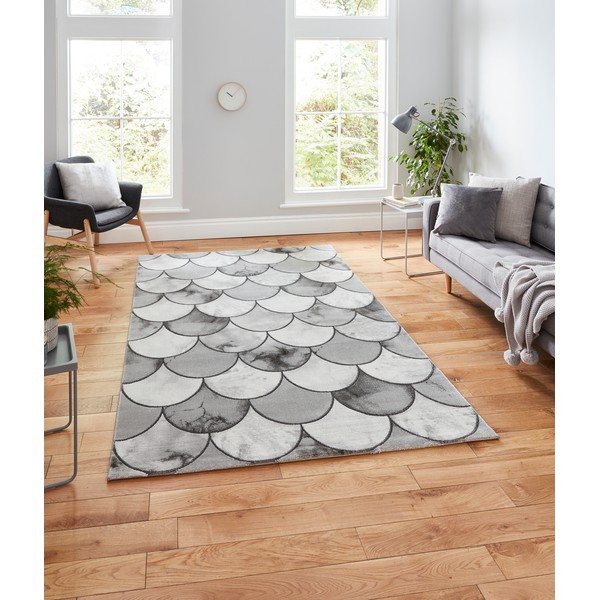 Szaro-srebrny dywan 170x120 cm Craft – Think Rugs-image-1