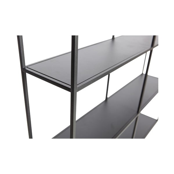 Czarna wielopoziomowa metalowa półka Meert – WOOOD-image-4