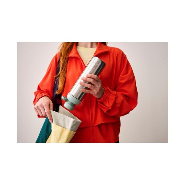 Butelka ze stali nierdzewnej w kolorze srebra/szałwiowa 500 ml Vita – Mepal-image-2