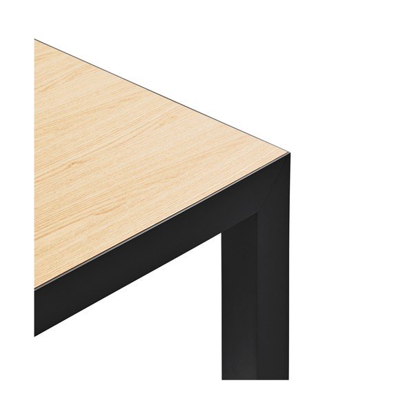 Stół z blatem z drewna dębowego 75x180 cm Alma – Teulat-image-4