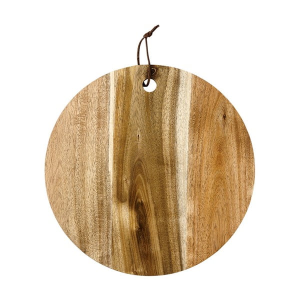 Okrągła deska do serwowania z drewna akacjowego Ladelle, ⌀ 30 cm