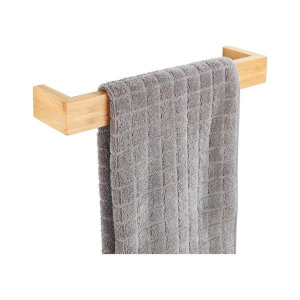 Bambusowy uchwyt ścienny na ręczniki Wenko Light, szer. 40 cm-image-1