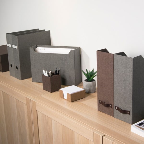 Ciemnoszary segregator na czasopisma i dokumenty Bigso-image-1