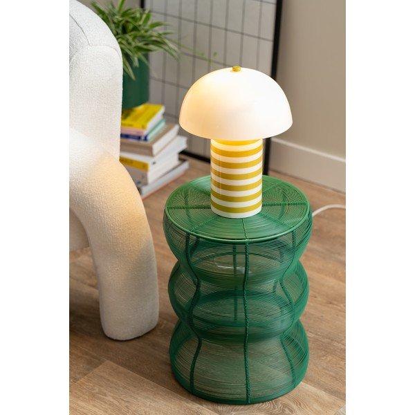 Metalowy okrągły stolik ø 30 cm Cuerda Onda – Leitmotiv-image-1