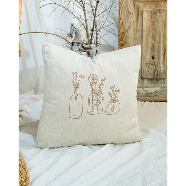 Poszewka na poduszkę z mieszanki bawełny 45x45 cm – Mila Home-image-2