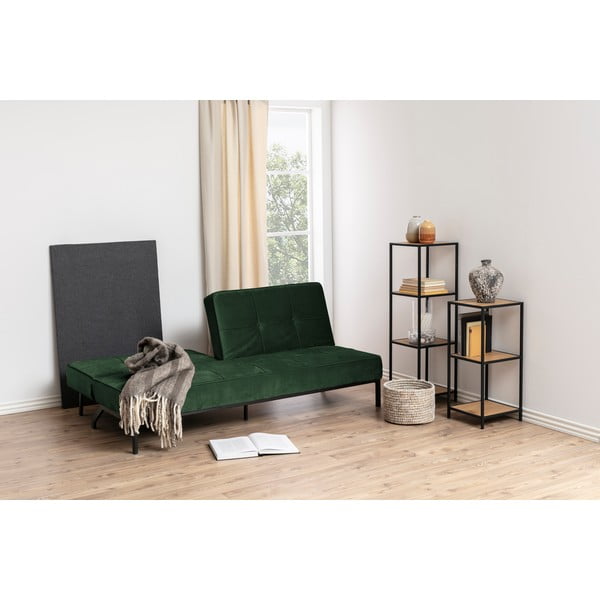 Zielona sofa rozkładana Actona Perugia-image-1