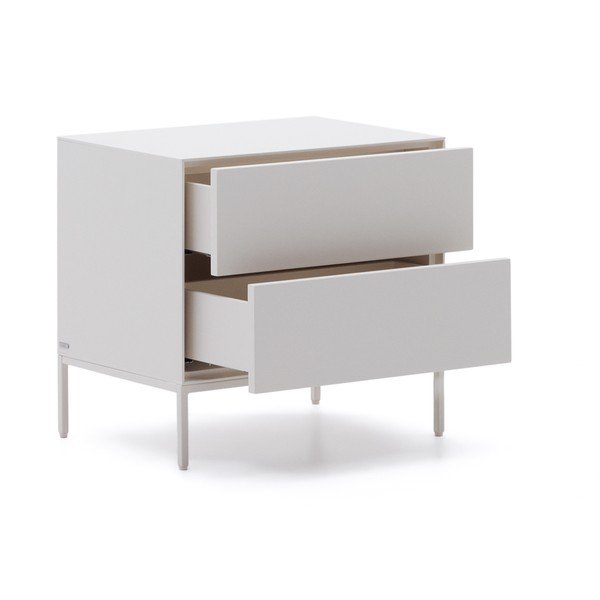 Biała szafka nocna Vedrana – Kave Home-image-4